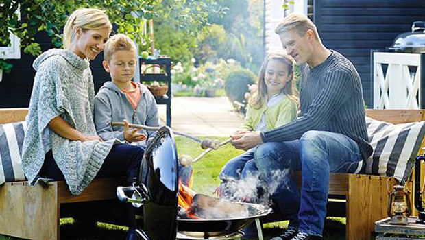 Petite cheminée d'extérieur Weber