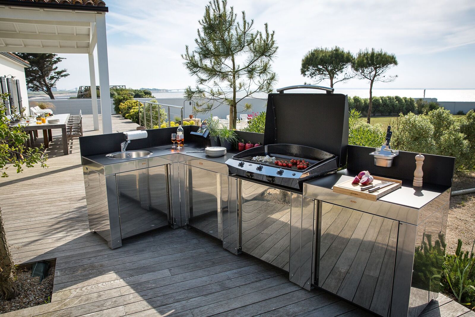 Modules de cuisine extérieure Inox Eno