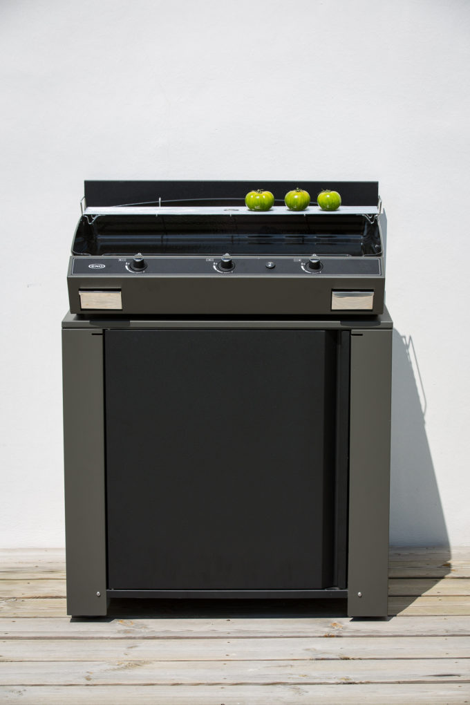 Module cuisine extérieure pour Plancha Gris Eno