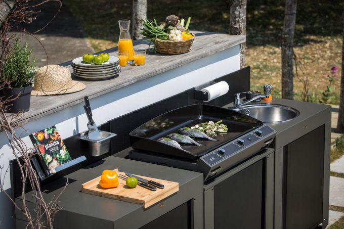 Modules de cuisine extérieure Gris Eno