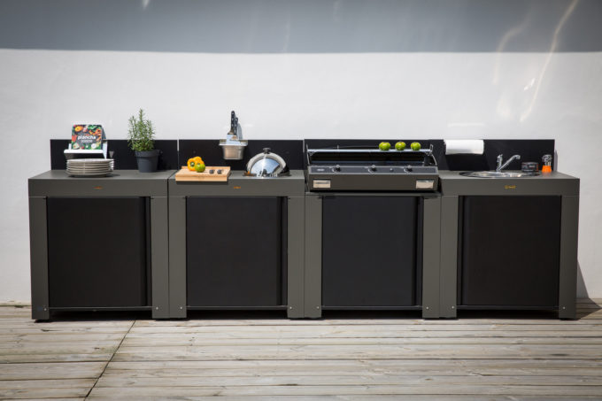 Modules de cuisine extérieure Gris Eno