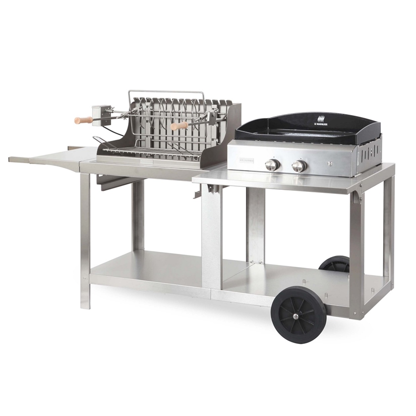 Mixte Plancha Le Marquier Bbq Tournebroche Mendy Alde Baia Inox Grills Et Saveurs