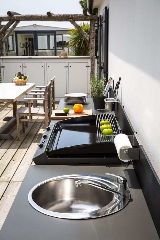 Modules de cuisine extérieure Evier Gris Eno