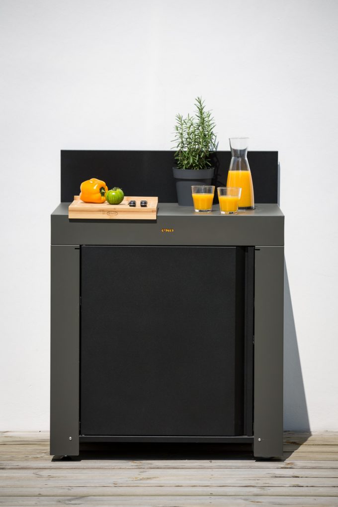 Module cuisine extérieure Plan de travail Gris Eno