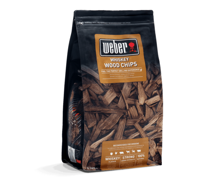 17627 Copeaux de bois de fumage Weber 0.7kg Whisky Wood Chips