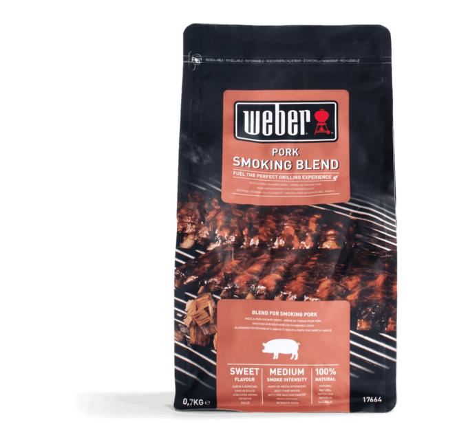 17664 Copeaux de bois de fumage Weber Porc 0.7kg Pork Wood Chips