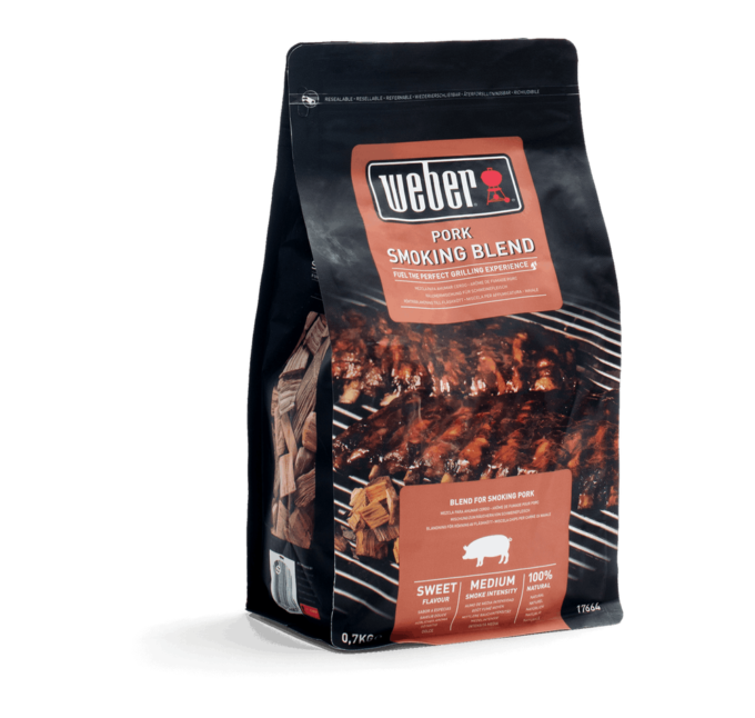 17664 Copeaux de bois de fumage Weber Porc 0.7kg Pork Wood Chips