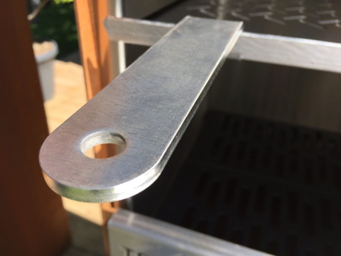 Poignées pour plaques de cuisson cheminée Tole K60