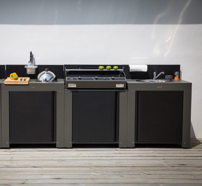 Modules de cuisine extérieure Gris Eno