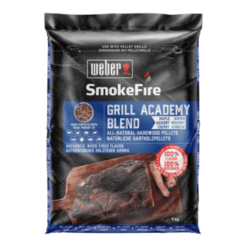Pellets Weber (granulés de bois) 100 % naturels Grill Academy Blend 9 kg 190101