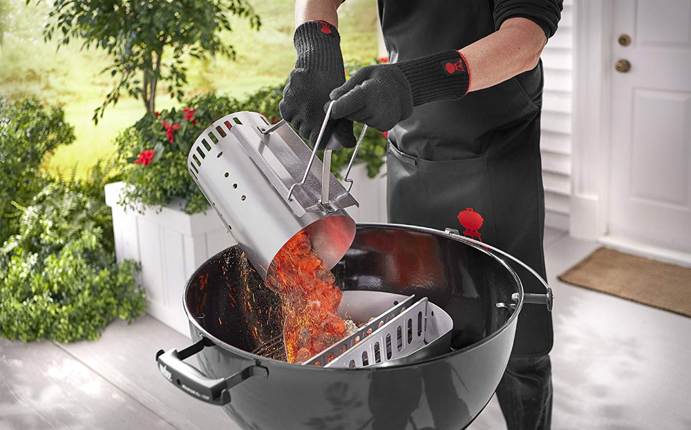 Briquettes de charbon de bois et accessoires