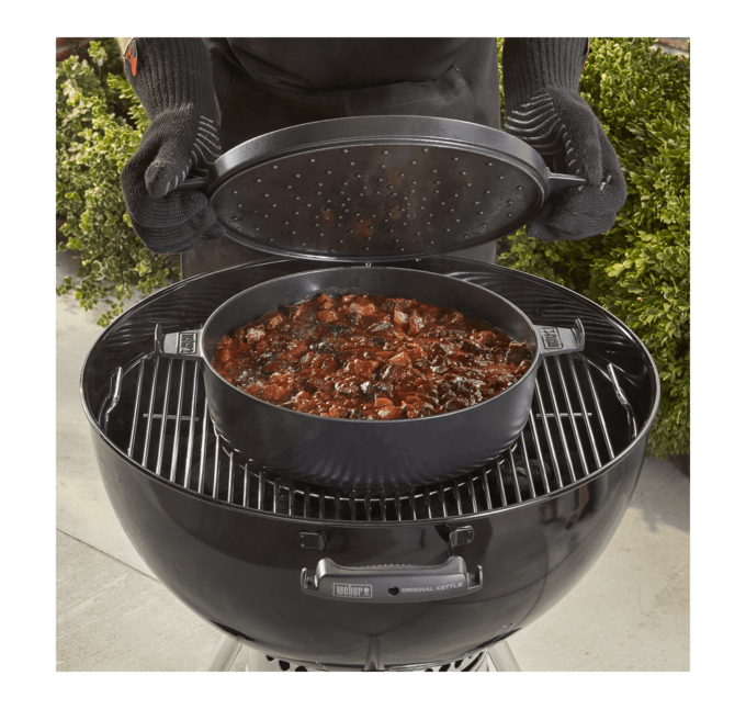 Cocotte Duo Pour grilles de cuisson Gourmet BBQ System