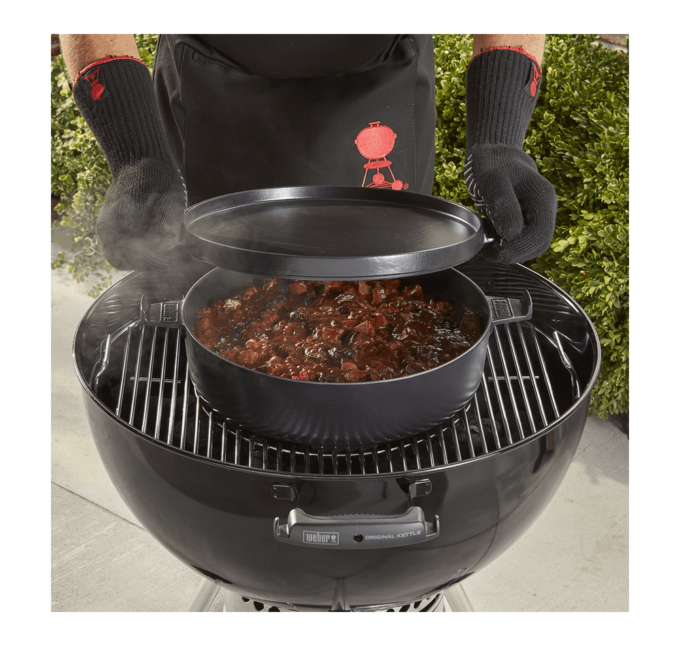 Cocotte Duo Pour grilles de cuisson Gourmet BBQ System