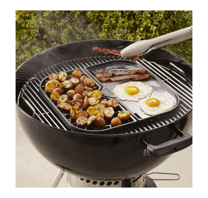 Combiné plancha et grille Compatible avec les grilles de cuisson du Gourmet BBQ System